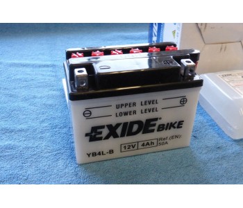 Baterka aku EXIDE bike 12V4Ah Pro ATV CROSS 50cc-125cc