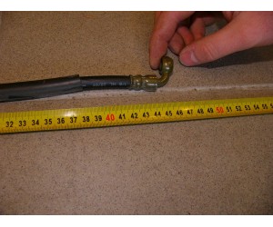 Hadice brzdova - vedeni delka cca 45cm 90 stupnu prumer 10mm pumpa 8mm